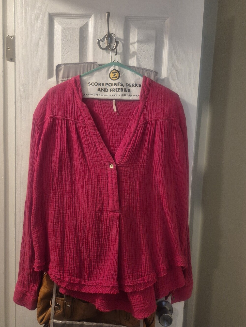 Free Peoplw | Gauze Button-Front Top